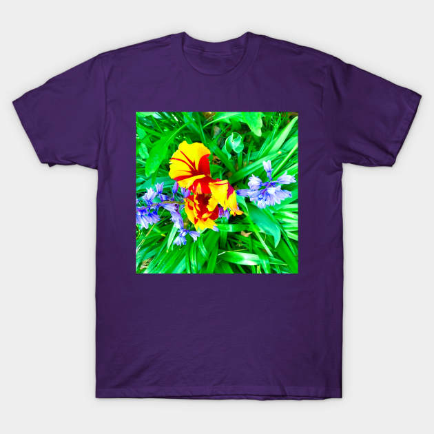 Bright Flowers T-Shirt by Amanda1775